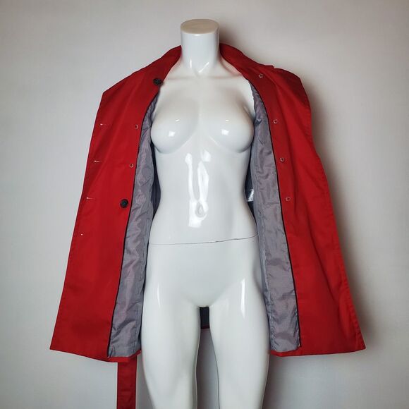 Banana Republic Red Trench Coat - Picture 9 of 14